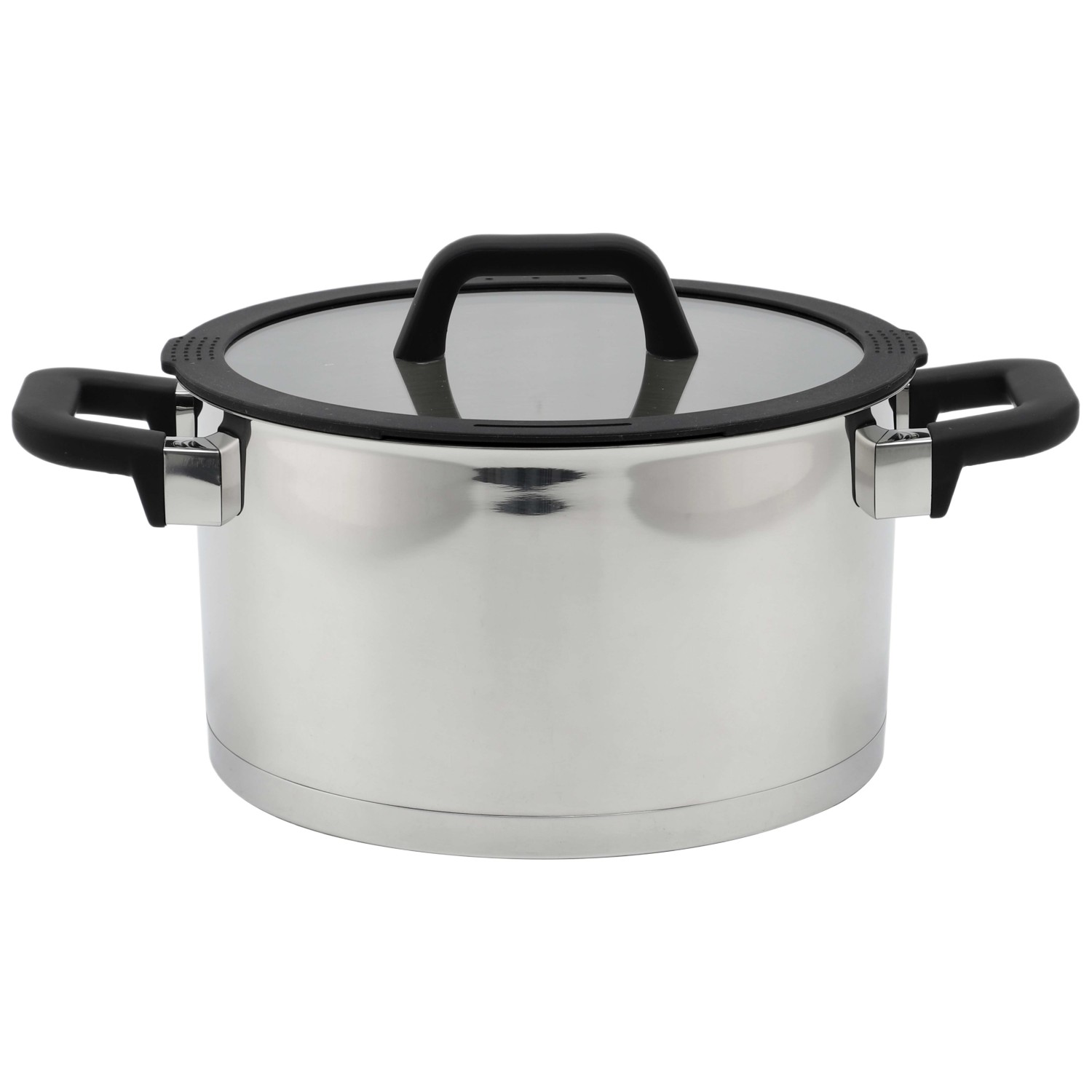 Factory New Arrival Stainless Steel Cookware Set with stainless steel Handle Cooking Pots Brazed Bottom Cookware Set Saucepan Saute Pan