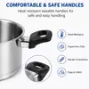 Factory Supply Stainless Steel Pots and Pans 8 PCS Cookware Set With Bakelite Handle and Lid Brazed Bottom Pots Casserole