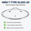 Factory New Arrival Stainless Steel Cookware Set with Handle Apple Shape Cookware Brazed Bottom Cookware Set Saucepan Casserole