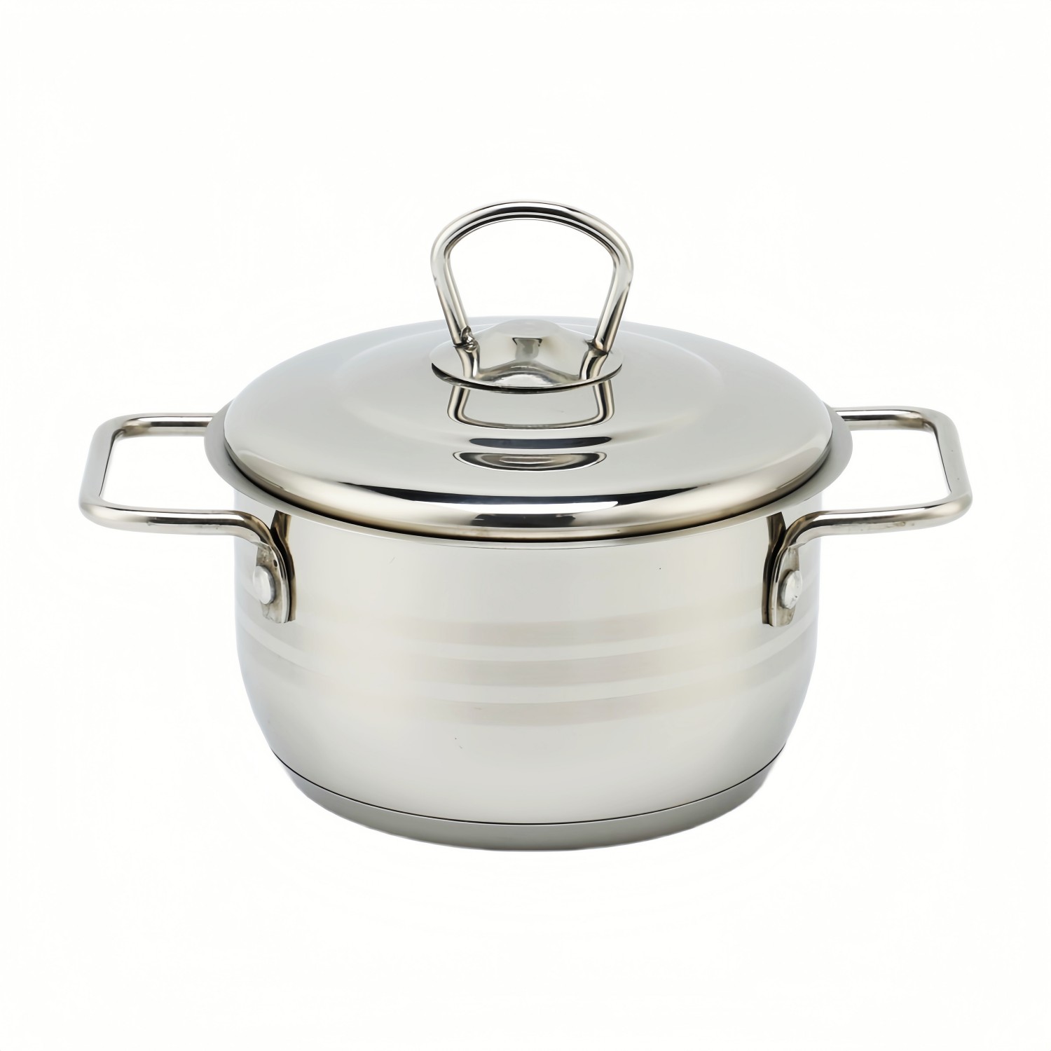 Factory New Arrival Stainless Steel Cookware Set with Handle Cooking Pots Brazed Bottom Cookware Set Casserole Set Soup & Stock Pots With Lids