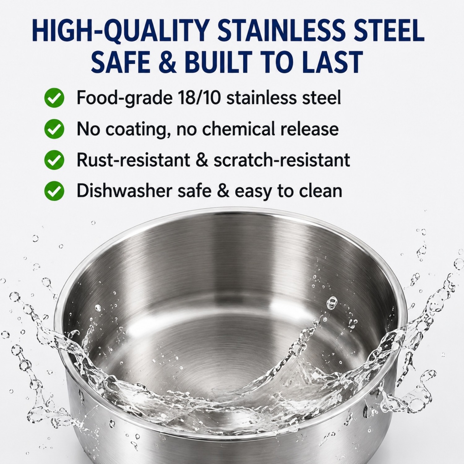 10PCS Pots and Pans Set Tri-ply Stainless Steel Cookware Set Detachable Handle Induction Pot and Pan Sets with Removable Handle