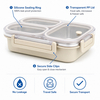 2026 New Design 304/316 Stainless Steel Fresh-keeping Box Student Bento Box Lunch Box Heating Food Grade Microwave Sealed Box 
