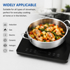 Factory New Arrival Tri-ply Stainless Steel Dutch Oven Cooking Pot Set Eco-Friendly Oven Safe Tempered Glass Lid Dishwasher Safe