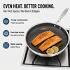 Hot Sale Factory New Arrival Custom Ceramic Non-stick Triply Stainless Steel Fry Pan Skillets Cookware Set Honeycomb Frying Pan