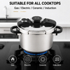 Factory Supply Multi-Functional Stainless Steel Pressure Cooker 4L 5L 6L 7L Sizes Stainless Steel Fast Cooking Pressure Cooker