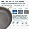 Factory New Arrival 7 Pieces 3-ply Titanium Cookware Sets 3-ply Kitchen Cooking Pot with Handle & Lid with MAO Technology