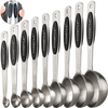Magnetic Stainless Steel Measuring Cups Set Measuring Tools With Silicone Handle- Accurate and Durable Kitchen Tool