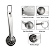 Custom Hot Sell 19 Piece Stainless Steel Measuring Cups and Spoons Set With Handle
