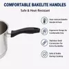 Factory New Arrival Stainless Steel Cookware Set with Bakelite Handle Cooking Pots Brazed Bottom Cookware Set Saucepan Casserole