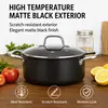 Factory New Arrival 11 Piece High Quality Wholesale Carbon Steel Pots and Pans Cookware Set Saucepan Frying Pan with Handle