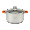 Factory Supply Multipurpose Wholesale Custom Kitchen Stainless Steel Cooking Pot Casserole Set Pot 12 Pieces Cookware Sets