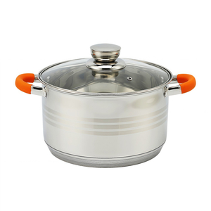 Factory Supply Multipurpose Wholesale Custom Kitchen Stainless Steel Cooking Pot Casserole Set Pot 12 Pieces Cookware Sets