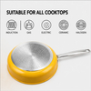 Factory New Arrival Wholesale 8 Pieces 2-ply Stainless Steel Kitchen Cooking Pan Pot Set 2-ply Cookware Sets with Handle