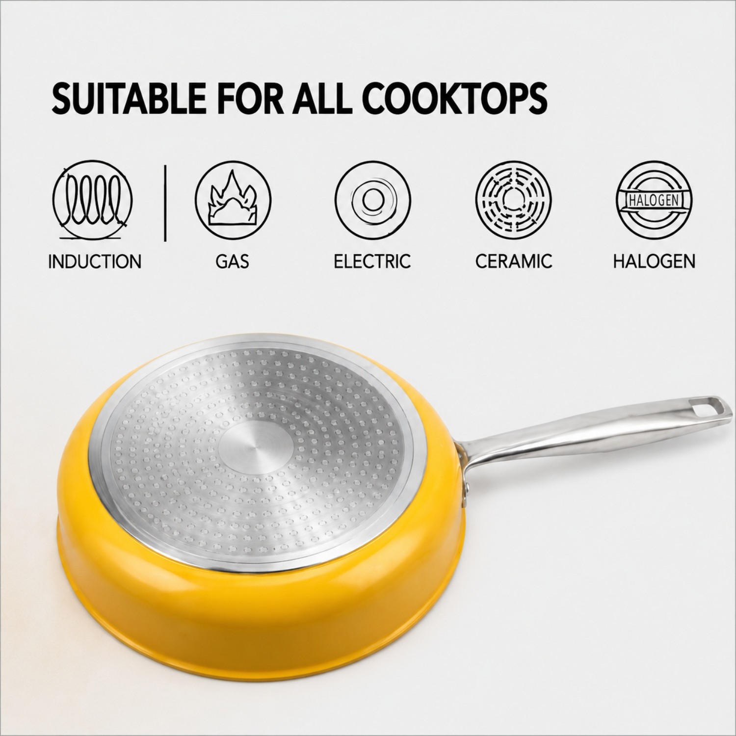 Factory New Arrival Wholesale 8 Pieces 2-ply Stainless Steel Kitchen Cooking Pan Pot Set 2-ply Cookware Sets with Handle