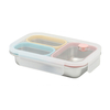 New Design Factory 304 Stainless Steel Fresh-keeping Lunch Box Kitchen Fruit Kids Food Container Crisper Set with Lid Handle 