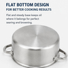 Factory New Arrival 10 Piece High Quality Wholesale 18/10 Triply Stainless Steel Pots and Pans Cookware Set Saucepan Frying Pan